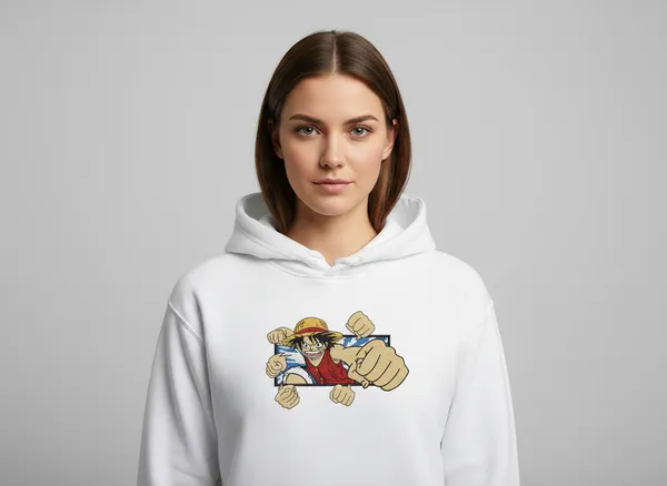 White_Anime_Character_Print_Hoodie_Streetwear_Sweatshirt_For_Unisex