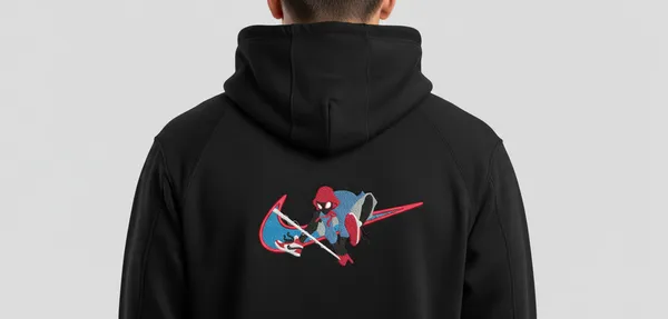 Black_Spiderman_Nike_Swoosh_Hoodie_For_Unisex