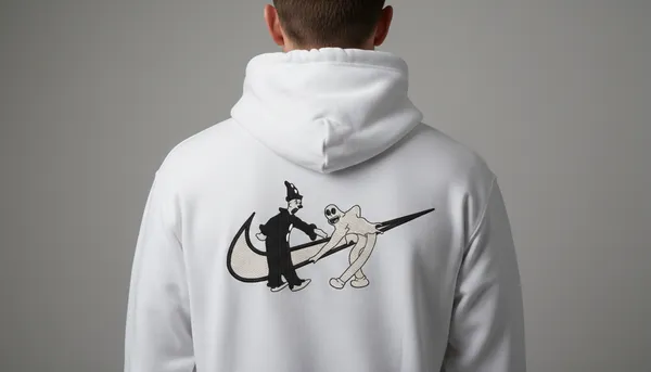 White_Tom_And_Jerry_Swoosh_Logo_Hoodie_For_Unisex
