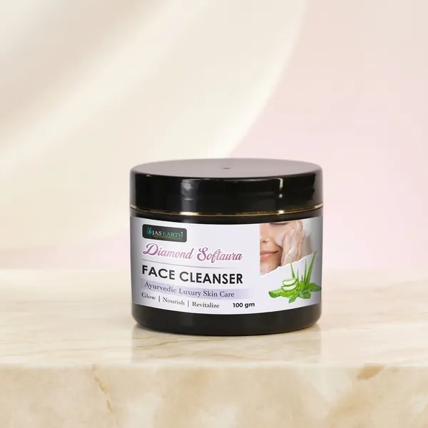 Best_Ayurvedic_Face_Cleanser_For_Oily_And_Dry_Skin_Ojas_Earth_Diamond_Soft_Aura_Face_Cleanser