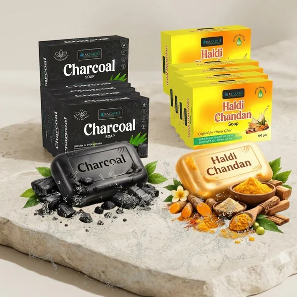 Ojas_Earth_Charcoal_And_Haldi_Chandan_Soap_Pack_Of_10