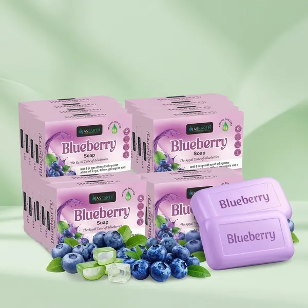 Ojas_Earth_Blueberry_And_Aloevera_Soap_Pack_Of_10