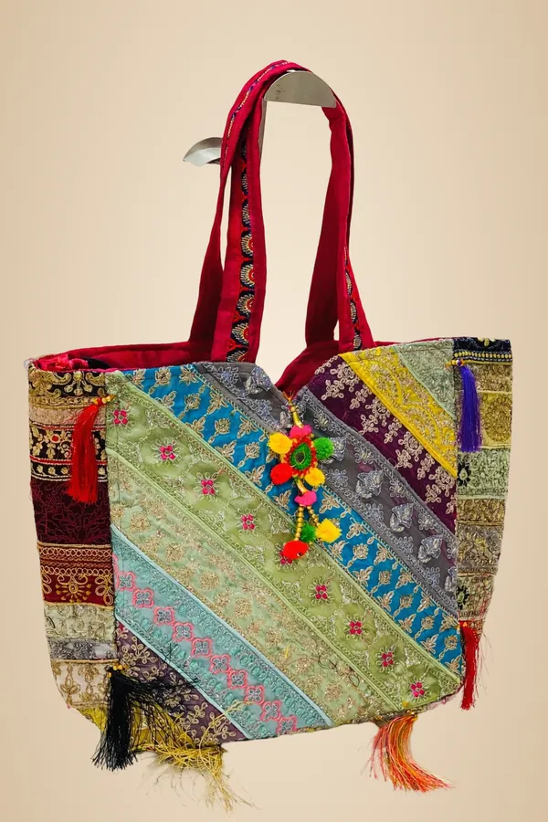 Pack_of_2_Multicolor_And_Beige_Faux_Leather_Patchwork_Tote_Bag_For_Women