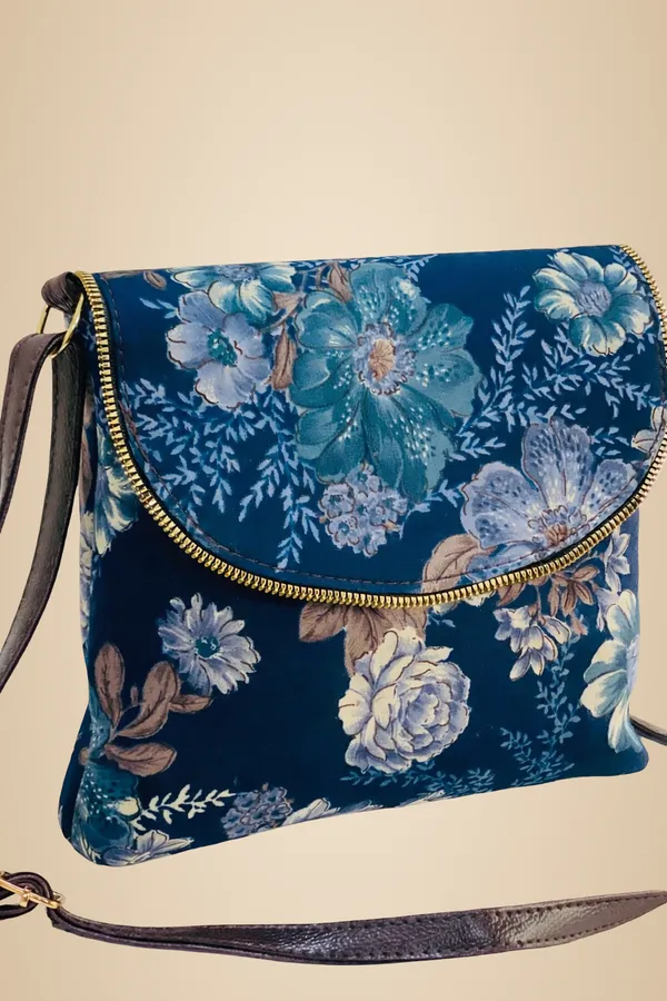 Blue_Premium_Printed_Fabric_With_Faux_Leather_Handles_And_Trims_Sling_Bag_For_Women