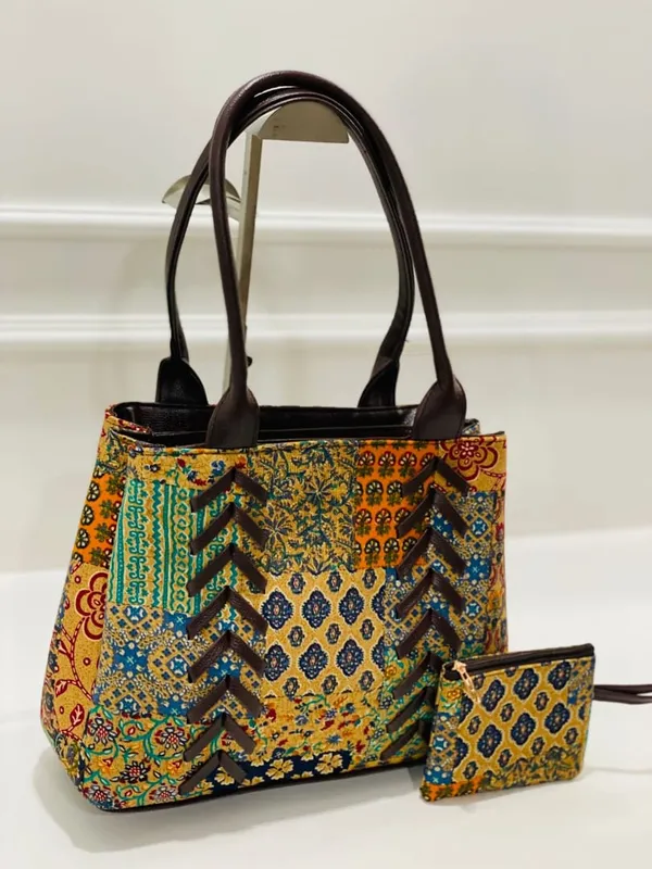 Multicolor_Faux_Leather_Tote_Bag_For_Women