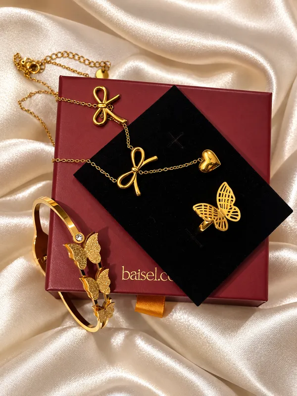 The_Golden_Butterfly_Bow_Set_Bow_Necklace_+_Butterfly_Ring_+_Butterfly_Bracelet