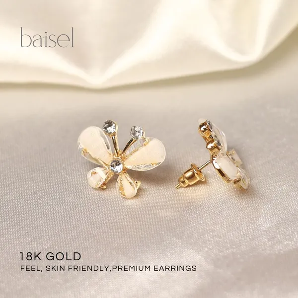Golden_Stainless_Steel_Blossom_Wings_Stud_Earrings_For_Women