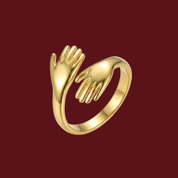 Golden_Stainless_Steel_Valentina_Hug_Ring_For_Women