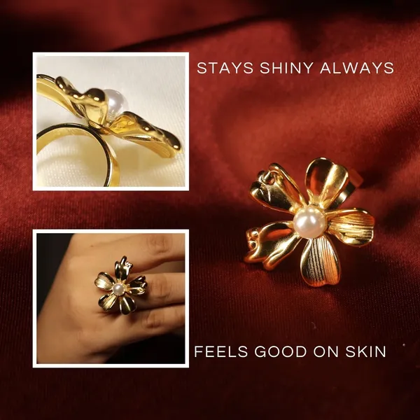 Golden_Stainless_Steel_Pearl_Bloom_Finger_Ring_For_Women