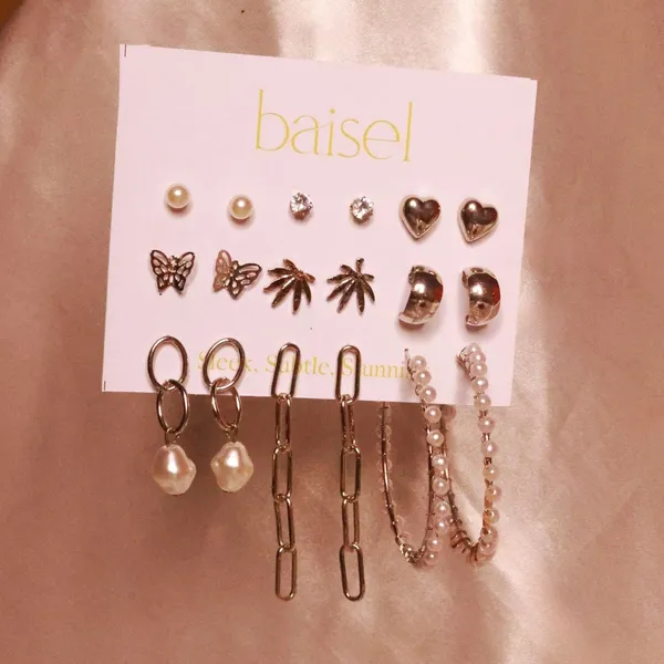 Golden_Stainless_Steel_Silver_Allure_Mix_Set_For_Women