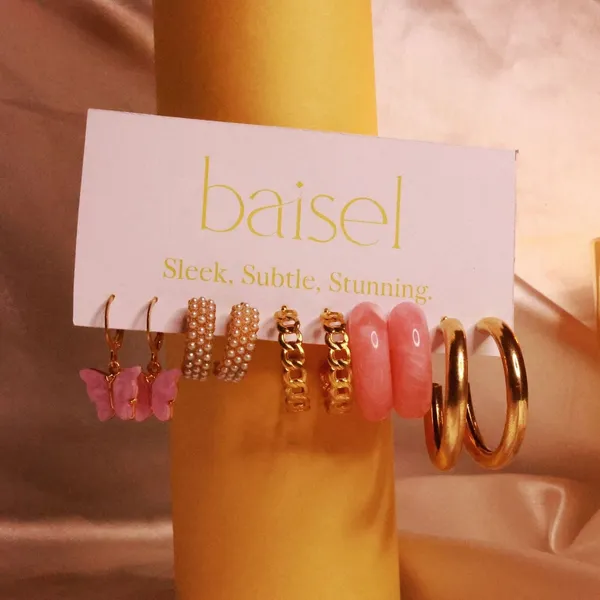 Golden_Stainless_Steel_Rosy_Luxe_Pearl_Set_For_Women