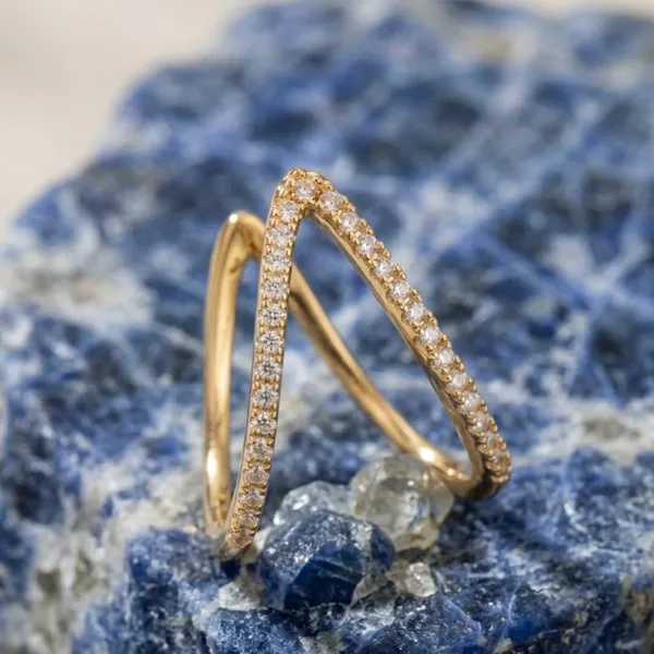 Gold-Plated_V-Shaped_Diamond_Studded_Anti_Tarnish_Ring_For_Women