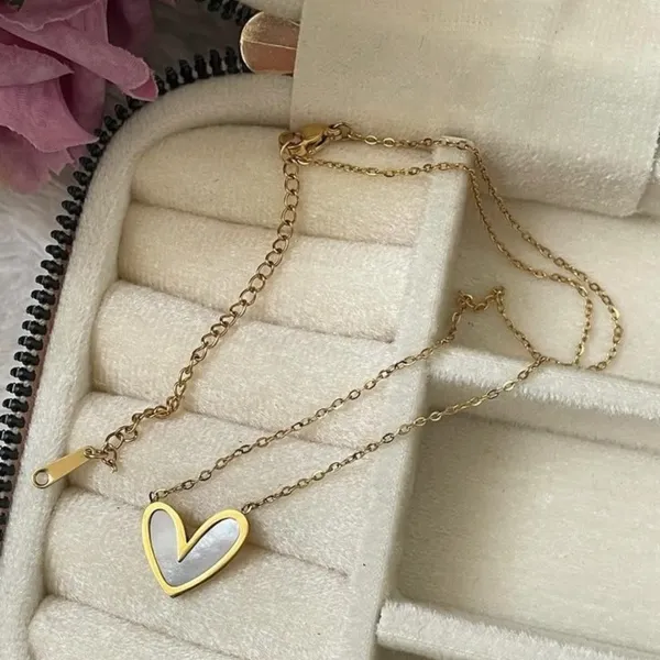 Golden_Stainless_Steel_White_Heart_Necklace_for_Women