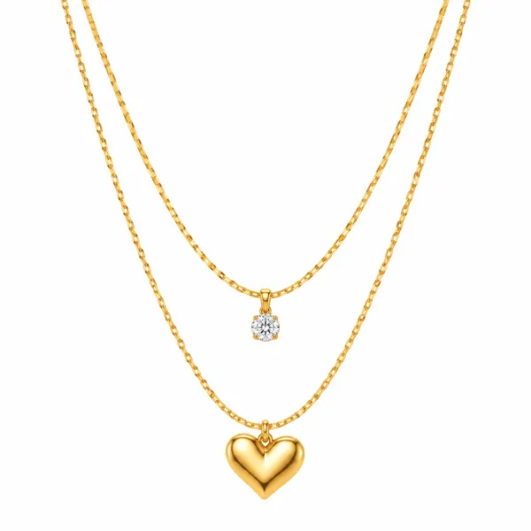 Golden_Stainless_Steel_Twilight_Hearts_Necklace_For_Women