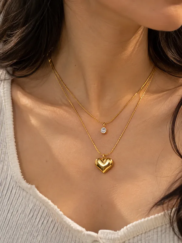 Golden_Stainless_Steel_Twilight_Hearts_Necklace_For_Women