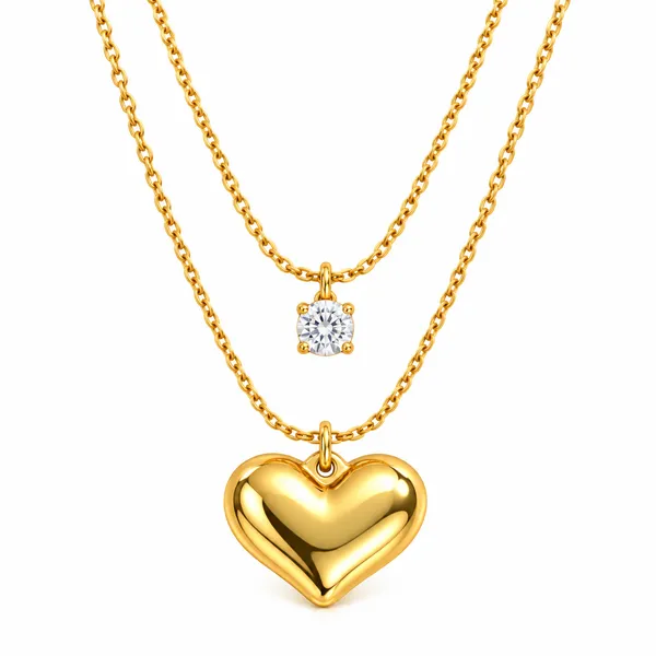 Golden_Stainless_Steel_Twilight_Hearts_Necklace_For_Women