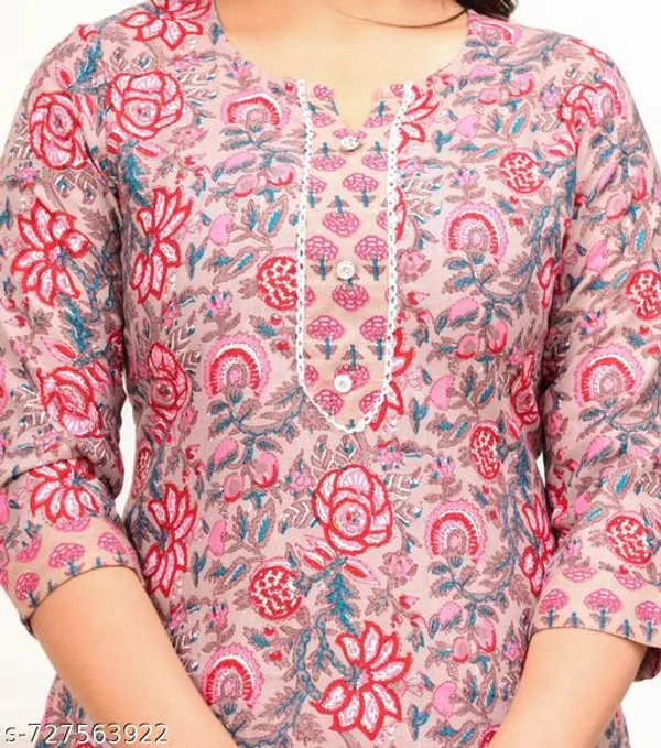 Pink_Rayon_Kurti_With_Pant_Sets_For_Women