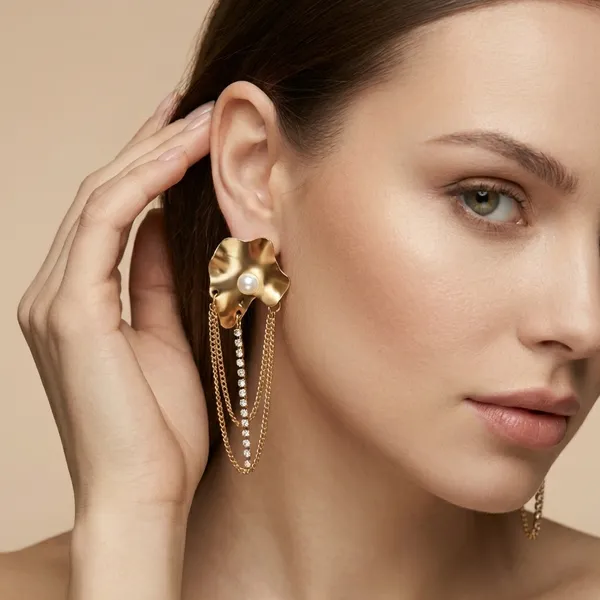 Gold_Plated_Flora_Danglers_Earrings_For_Women