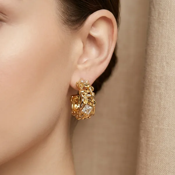 Gold_Plated_Stellar_Hoops_Earrings_For_Women