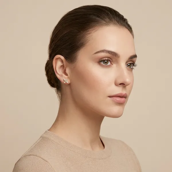 Gold_Plated_And_White_Trillium_Bloom_Stud_Earrings_For_Women