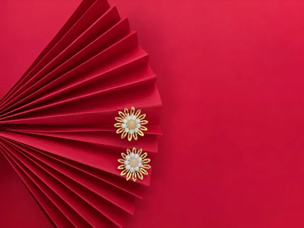 Peach_Statement_Earrings_For_Women