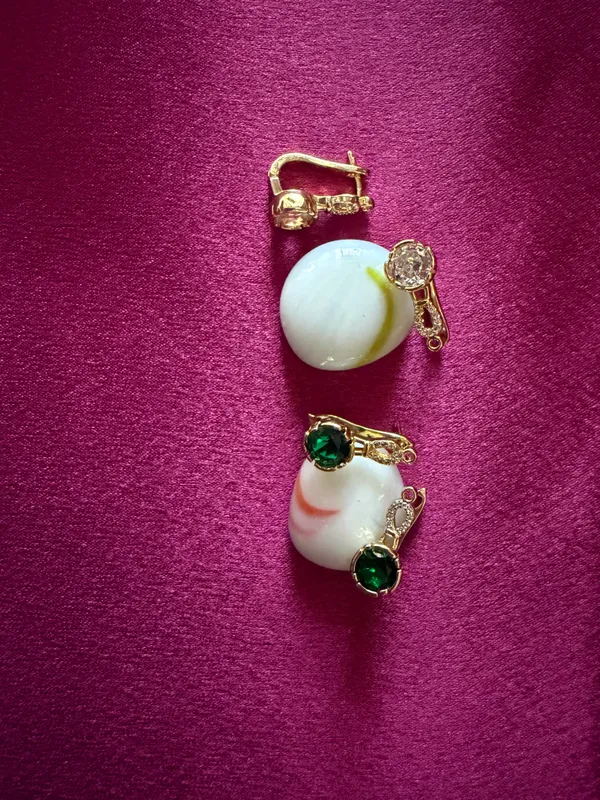 Green_Bella_Classic_Stud_Earrings_For_Women