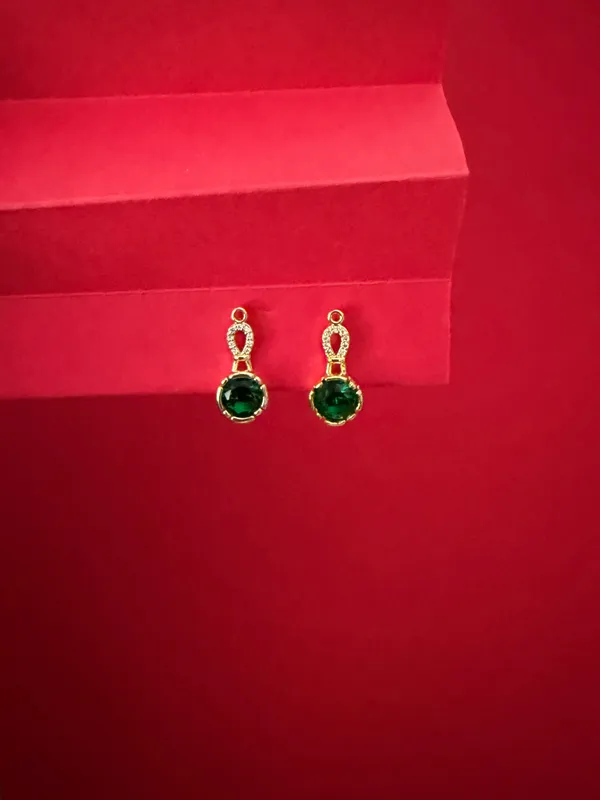 Green_Bella_Classic_Stud_Earrings_For_Women