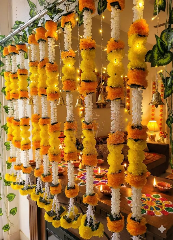Artificial_Fabric_Festive_Marigold_Jasmine_Hanging_Garland_Pack_Of_10