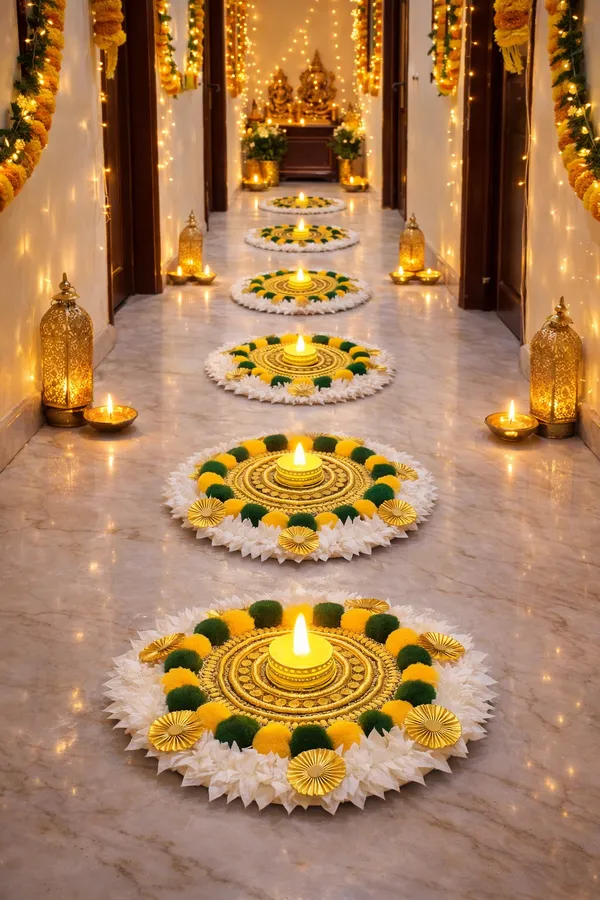 Artificial_Fabric_Festive_Gota_Patti_Floral_Diya_Mat_Pack_Of_8