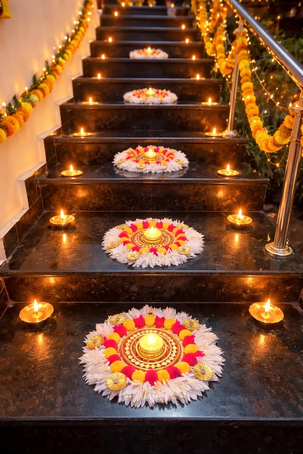 Artificial_Fabric_Festive_Gota_Patti_Floral_Diya_Mat_Pack_Of_6