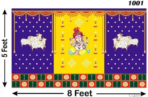 Polyester_Festive_Lord_Ganesh_Traditional_Decorative_Backdrop
