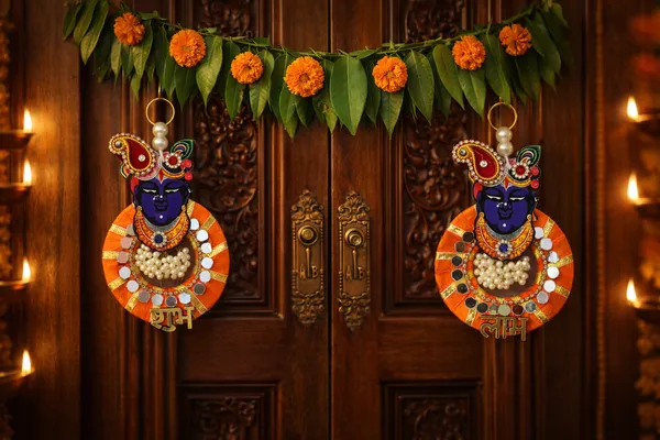 Fabric_Festive_Shrinathji_Shubh_Labh_Door_Hanging_Set_Of_2_-_Pack_Of_2