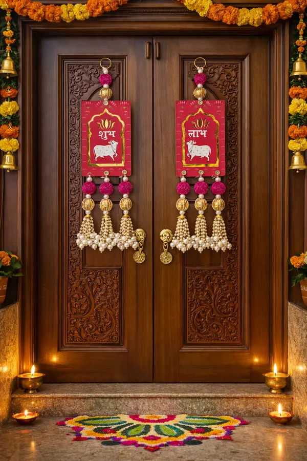 Pearl_Beaded_Traditional_Shubh_Labh_Door_Hanging_Pack_Of_2