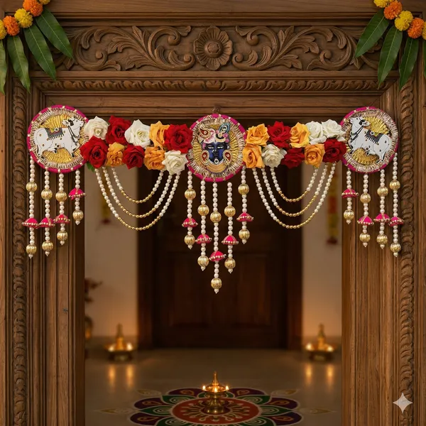Premium_Krishna_Cow_Toran_Door_Hanging_With_Beads_&_Bells_–_40_Inch_Floral_Bandarwal_For_Diwali,_Housewarming,_Wedding_&_Festive_Home_Decor