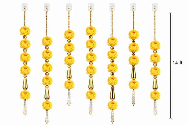 Pcrafts_Yellow_Peony_Flower_Hanging_Strings_1.5_Ft_Festive_Diwali,_Wedding_&_Home_Decoration