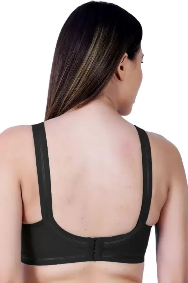 Black_Cotton_Non_Padded_Wire_Free_Full_Coverage_Bra_For_Women