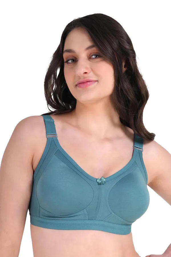 Black_Cotton_Non_Padded_Wire_Free_Full_Coverage_Bra_For_Women