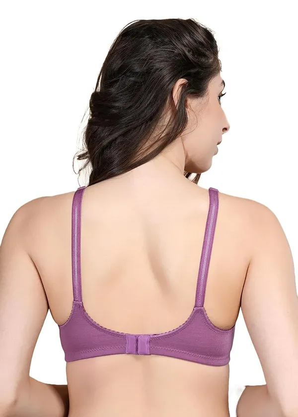 Purple_Cotton_Non_Padded_Wire_Free_Bra_For_Women