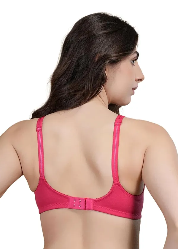 Red_Cotton_Non_Padded_Wire_Free_Bra_For_Women