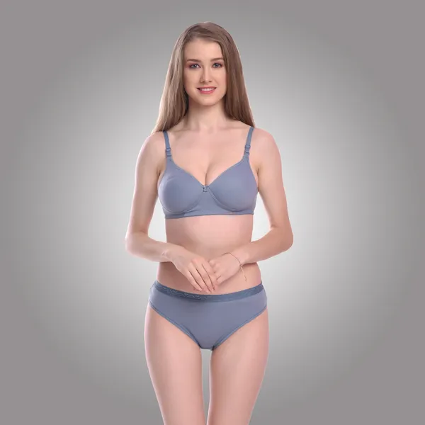 Women's_Half_Padded_Non_Wired_Bra_and_Panty_Steel_Blue_Set