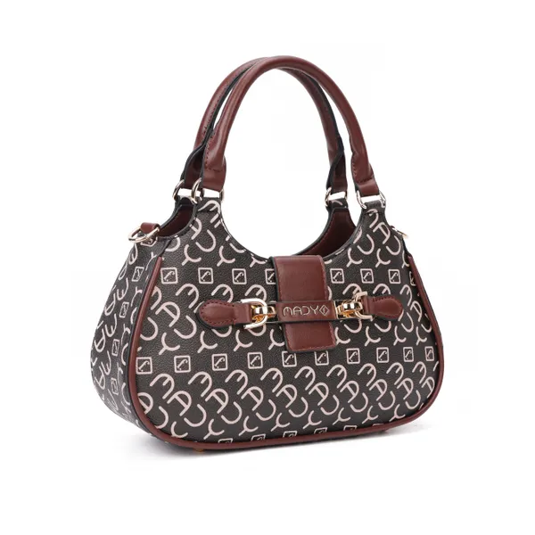 Grey_And_Brown_Polyurethane_(Pu)_Premium_Hobos_&_Shoulder_Bags_For_Women_By_Mady_Fashion