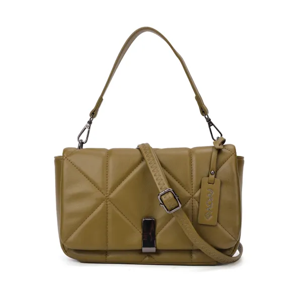 Olive_Green_Polyurethane_(Pu)_Premium_Sling_Bags_For_Women_By_Mady_Fashion