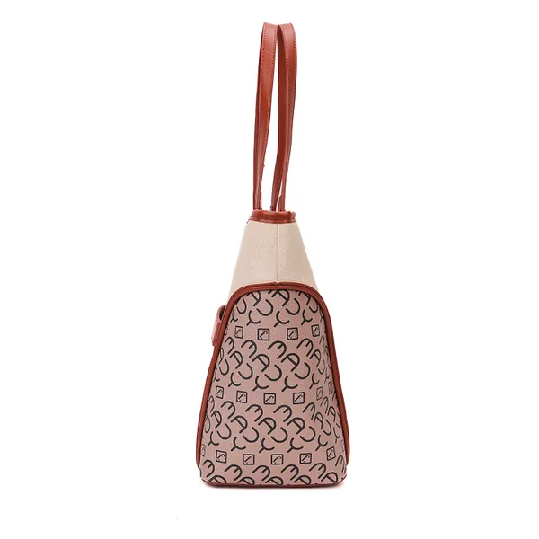 Apricot_Polyurethane_(Pu)_Premium_Top_Handle_Bags_For_Women_By_Mady_Fashion