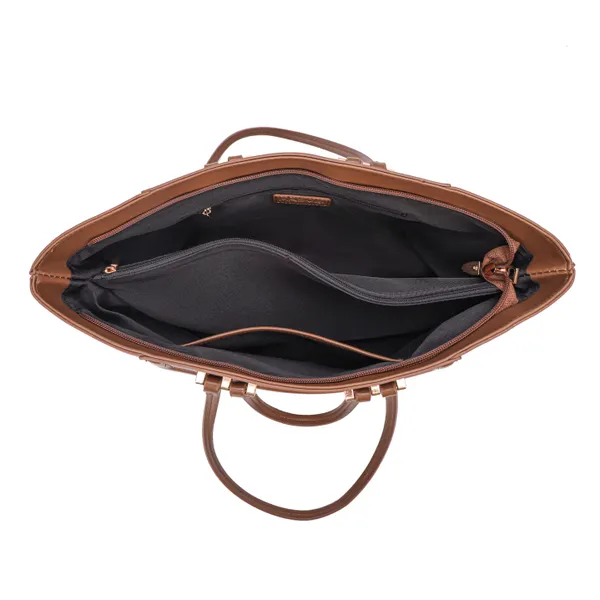 Cream_Polyurethane_(Pu)_Premium_Handbag_For_Women_By_Mady_Fashion
