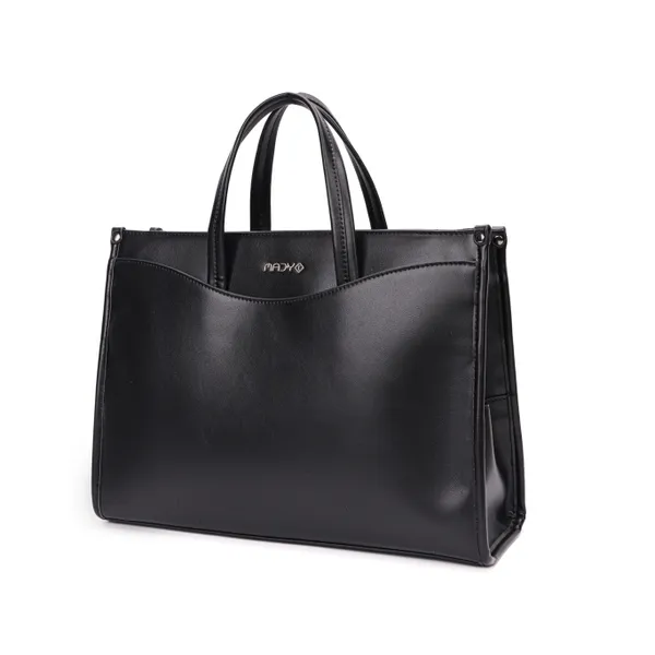 Black_Polyurethane_(Pu)_Premium_Top_Handle_Bags_For_Women_By_Mady_Fashion