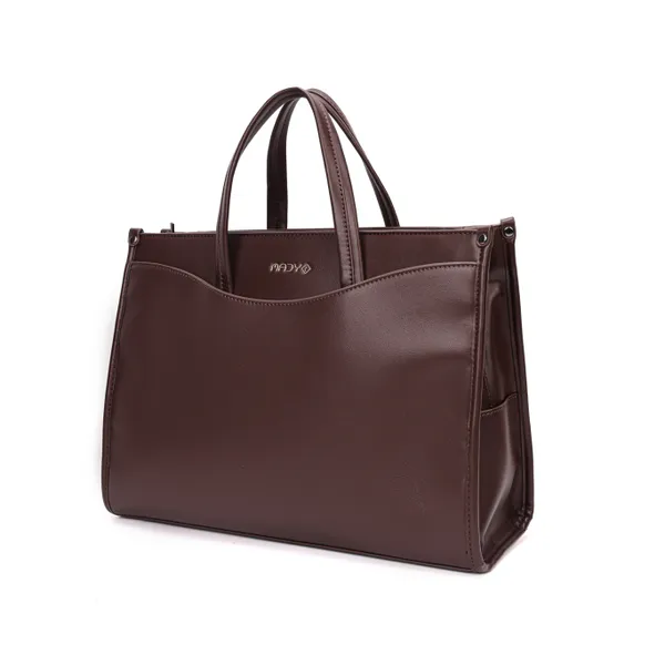 Brown_Polyurethane_(Pu)_Premium_Top_Handle_Bags_For_Women_By_Mady_Fashion