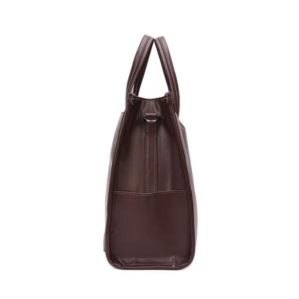 Brown_Polyurethane_(Pu)_Premium_Top_Handle_Bags_For_Women_By_Mady_Fashion