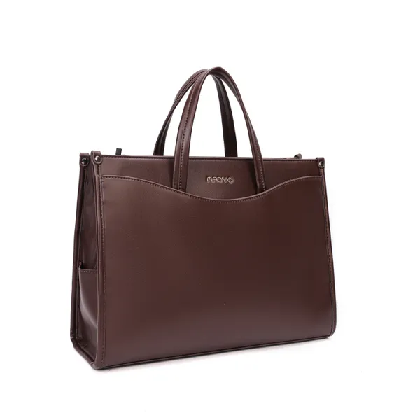 Brown_Polyurethane_(Pu)_Premium_Top_Handle_Bags_For_Women_By_Mady_Fashion
