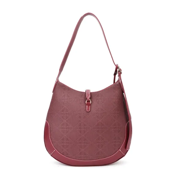 Maroon_Polyurethane_(Pu)_Premium_Hobos_&_Shoulder_Bags_For_Women_By_Mady_Fashion