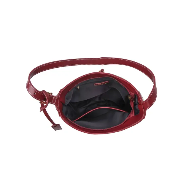 Maroon_Polyurethane_(Pu)_Premium_Hobos_&_Shoulder_Bags_For_Women_By_Mady_Fashion